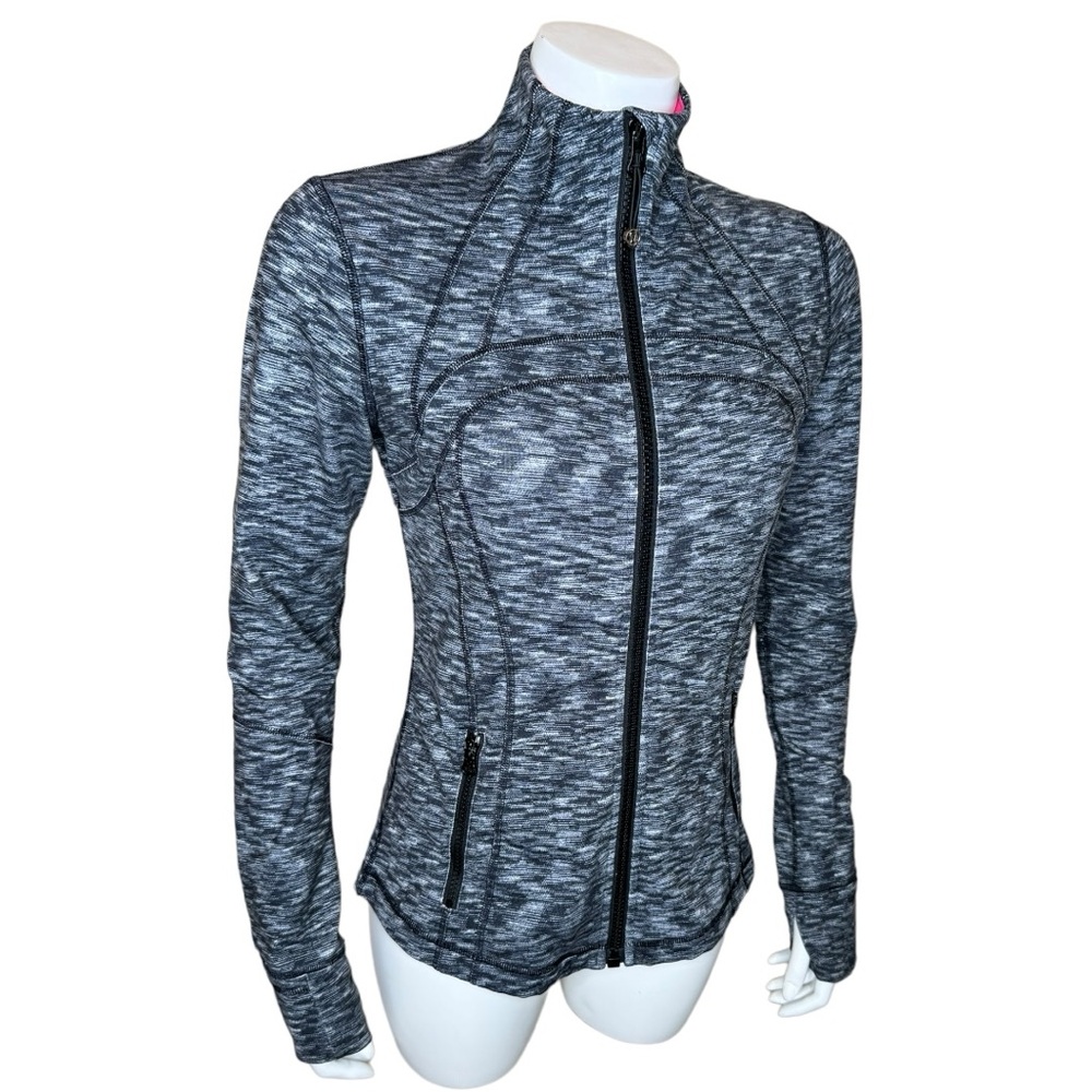 Lululemon Define Jacket Dramatic Static 8 Luon Bl… - image 2
